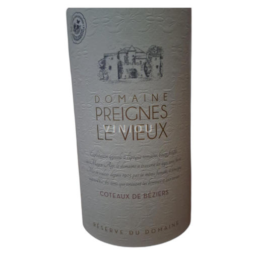 Linguadoca e Rossiglione Coteaux di Béziers Domaine Preignes Le Vieux 2022