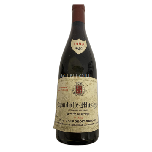 Borgoña Chambolle-Musigny René Bourgeois-Roblot Derrière la Grange 1986