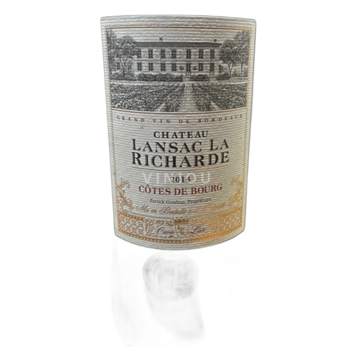 Bordeaux Côtes-de-bourg Château Lansac La Richarde Lisa 2014
