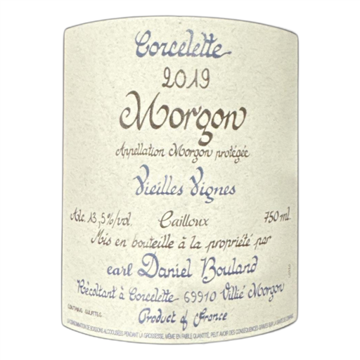 Beaujolais Morgon Daniel Bouland Vieilles Vignes 2019