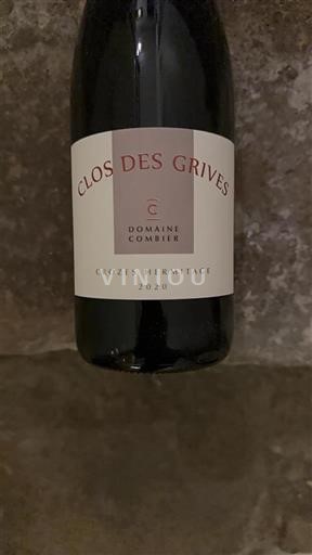 Údolí Rhôny Crozes-Hermitage Laurent Combier Clos des Grives 2020