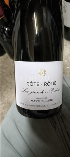 Thung lũng Rhône Côte-rôtie Domaine Martin Clerc Les Grandes Roches Không niên vụ