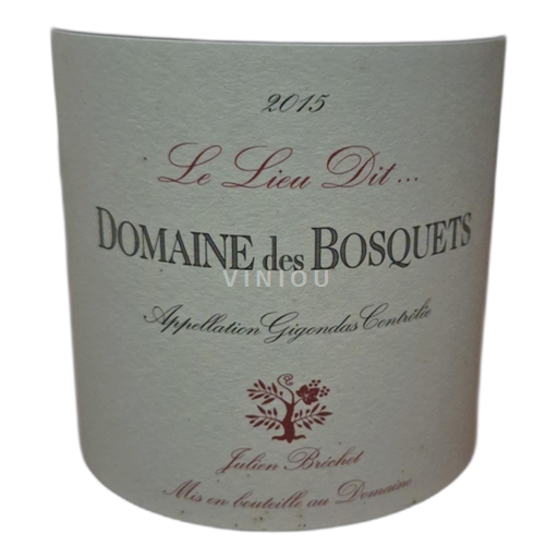 Rhône-dalen Gigondas Domaine des Bosquets Le Lieu Dit 2015
