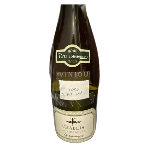 Borgoña Chablis La Chablisienne La Pierrelée 2020