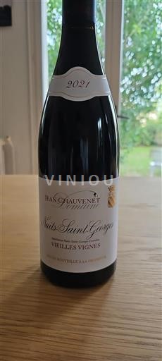 Vin Rouge sec Vieilles Vignes Jean Chauvenet 2021 France Bourgogne Nuits-saint-georges AOC