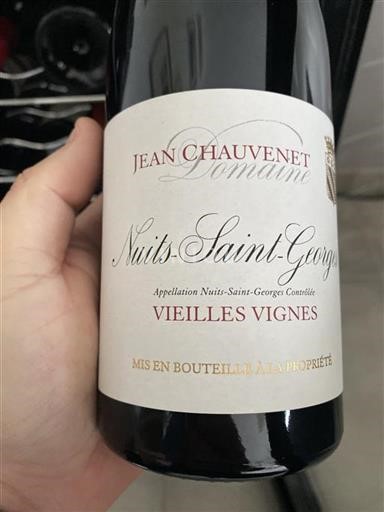 Vin Rouge sec Vieilles Vignes Jean Chauvenet 2021 Francia Borgogna Nuits-Saint-Georges AOC