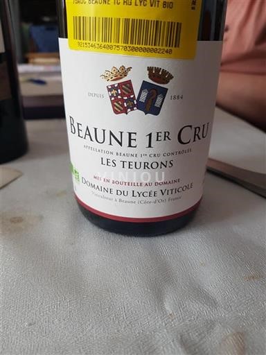 Burgundija Ni doloceno Domaine du Lycée Viticole Les Teurons 2022