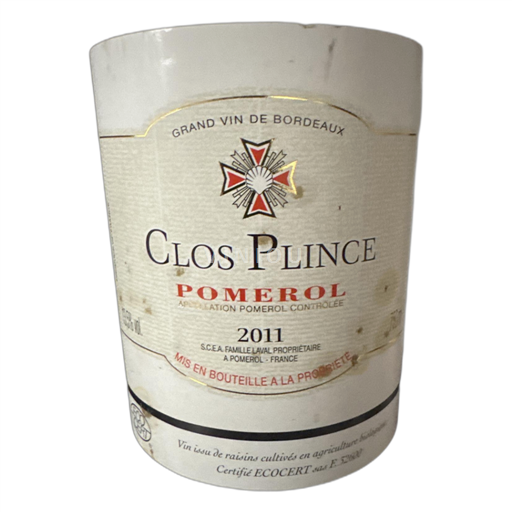 Burdeos Pomerol Clos Plince 2011