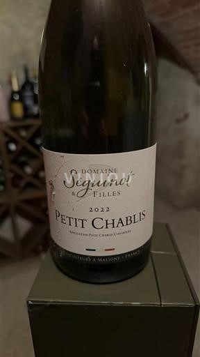 Burgundsko Petit-chablis Domaine Séguinot & Filles 2022