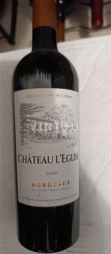 Bordeaux Château L'Eglise 2020