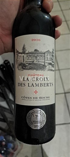 Burdeos Côtes-de-bourg Château La Croix des Lamberts 2016