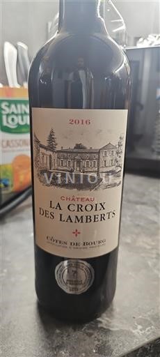 Bordeaux Côtes-de-bourg Château La Croix des Lamberts 2016