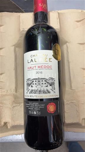 Bordeaux Haut-Médoc Château Laurée 2016
