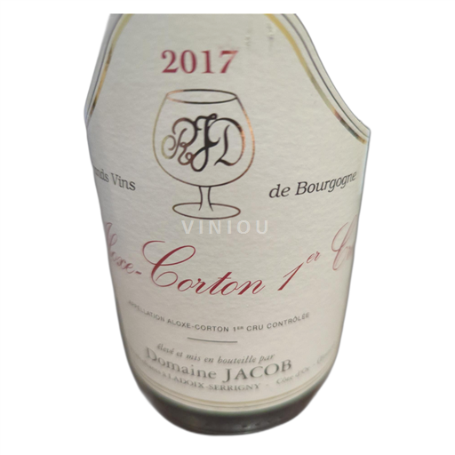 Bourgogne Aloxe-Corton Domaine JACOB 1er cru 2017