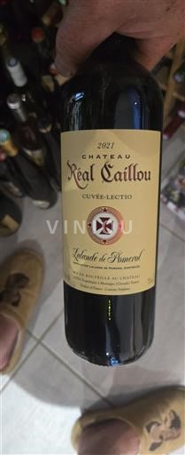 Bordeaux Lalande-de-Pomerol Château Réal Caillou Lectio 2021