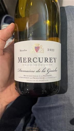 Borgonha Mercurey Domaine de la Guiche 2022