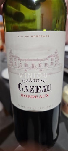 Bordeaux Château Cazeau Senza annata