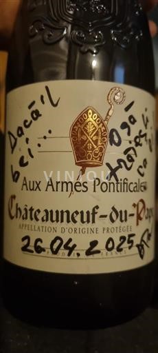 Vallée du Rhône Châteauneuf-du-pape Aux Armes Pontificales Non Millésimé