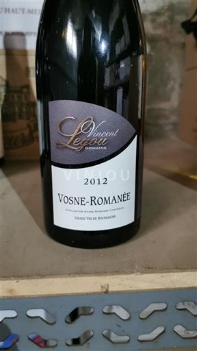 Burgundi Vosne-Romanée Domaine Vincent Legou 2012