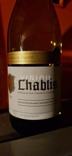 Bourgogne Chablis La Cave d'Augustin Florent 2023