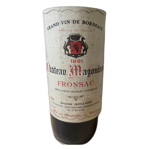 Bordeaux Fronsac Château Magondeau 1991