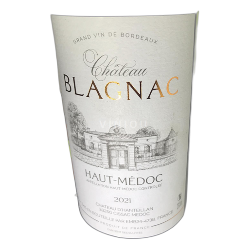 Bordéus Haut-Médoc Château Blagnac 2021