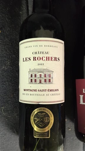 Bordeaux Montagne-saint-émilion Château Les Rochers 2022