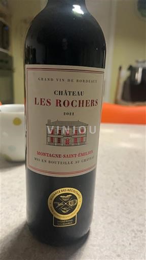 Bordeaux Montagne-saint-émilion Château Les Rochers 2022