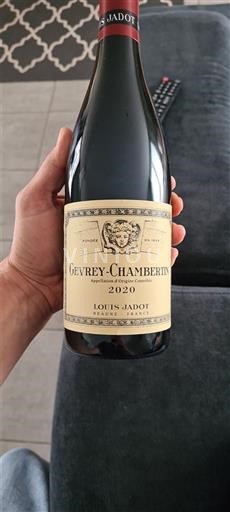 Burgundy Gevrey-Chambertin Louis Jadot 2020