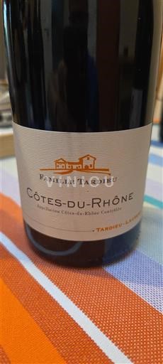 Rhônen laakso Côtes-du-rhône Famille Tardieu Tardieu-Laurent 2023