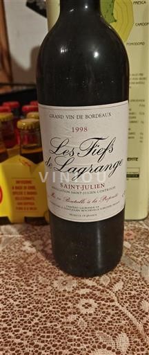 Bordeaux Saint-Julien Château Lagrange Les Fiefs de Lagrange 1998