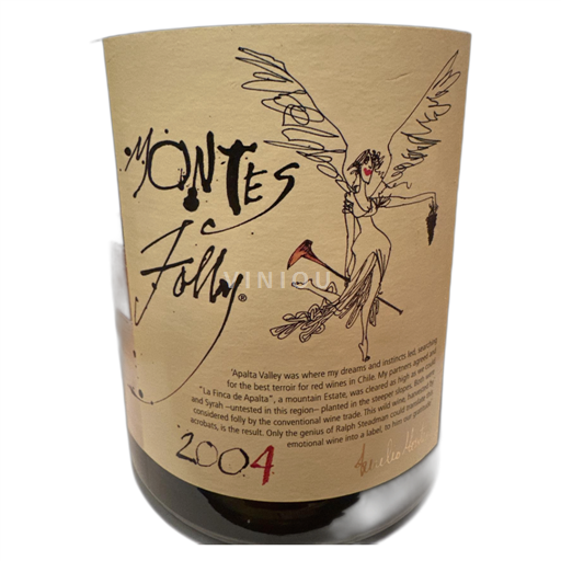 Itata Valley Ospecificerad Montes Folly 2004