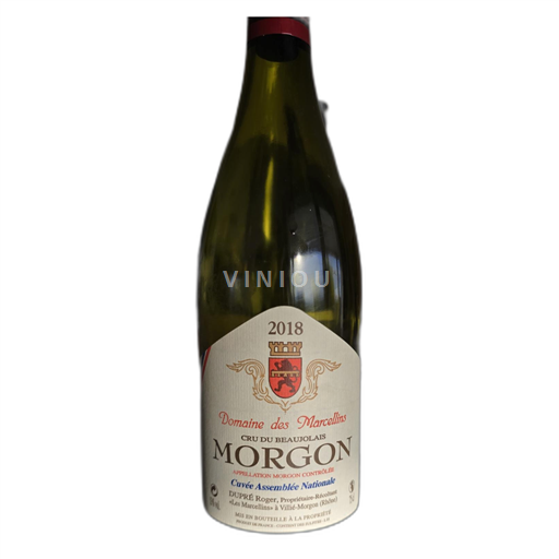 Beaujolais Morgon Domaine des Marcellins Assemblée Nationale 2018