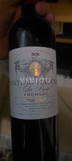 Bordeaux Fronsac Château Hauchat La Rose 2020