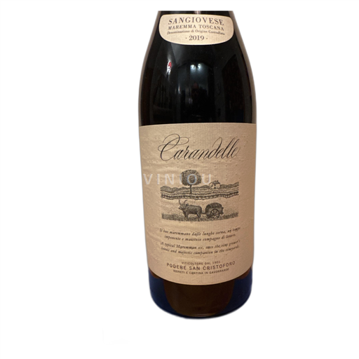 Toscana Ikke specificeret Podere San Cristoforo Carandelle vin biologique 2019