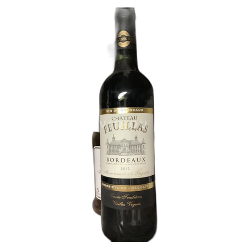 Bordeaux Ospecificerad Château Feuillas 2016