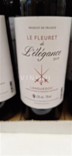 Vin Rouge sec Le Fleuret de L'Élégance 2019 France Languedoc AOC