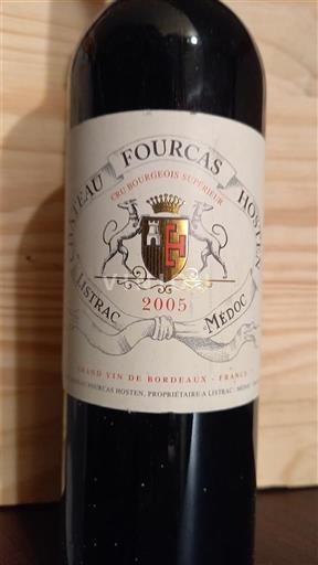 Bordeaux Listrac-Médoc Château Fourcas Hosten 2005