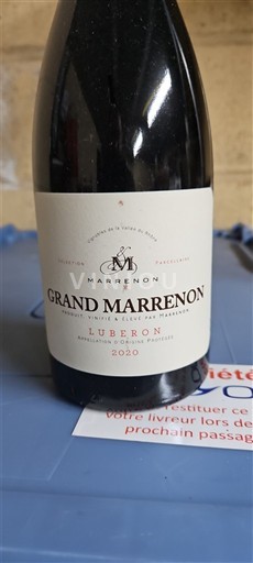 Wines Rouge sec Grand Marrenon Marrenon 2020 France Rhône Valley Luberon AOC