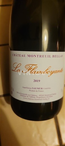 Dolina Loare Saumur Château Montreuil Bellay La Flamboyante 2019