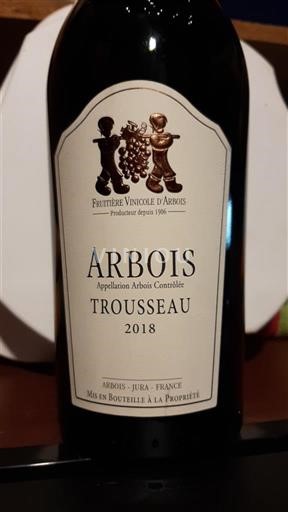 Jura Arbois Fruitière viticole d arbois Trousseau 2018