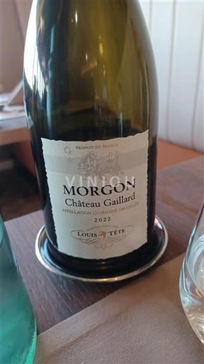 Beaujolais Morgon Château Gaillard 2022