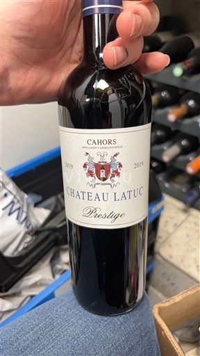 Lounais-Ranska Cahors Chateau Latuc Prestige 2019