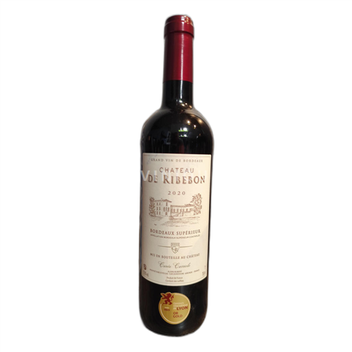 Bordéus Bordeaux Superior Château de Ribebon Carricle 2020