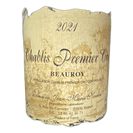 Borgoña Chablis Premier Cru Domaine Jean-Marie Naulin Beauroy 2021