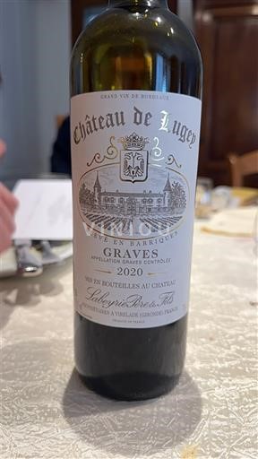 Bordeaux Graves Château de Lugey 2020