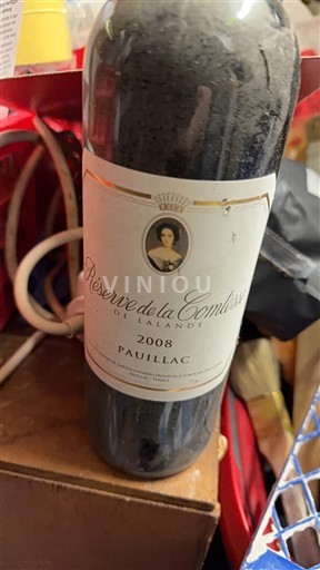 Bordeaux Pauillac Château Pichon Longueville Comtesse de Lalande Réserve de la Comtesse 2008