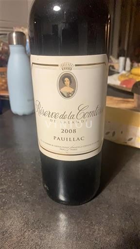 Bordeaux Pauillac Réserve de la Comtesse 2008
