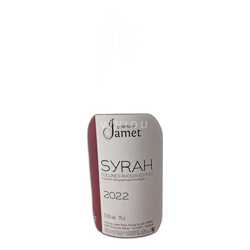 Alpy a Rhonské oblasti Rhodanské pahorkatiny Domaine Jamet 2022