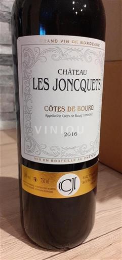 Burdeos Côtes-de-bourg Château Les Jonquets 2016